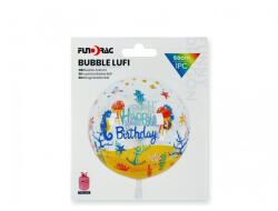  Bubble lufi Happy Birthday tenger 50 cm