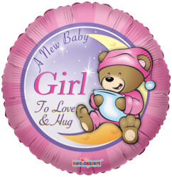  Fólia lufi 46cm maci lány