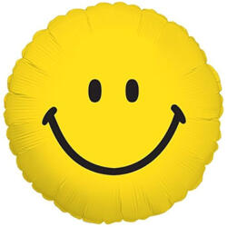  Lufi fóliás gömb 46cm Smiley