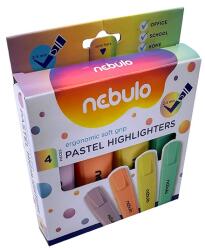 Nebulo Szövegkiemelő készlet 2-5mm pasztell szín