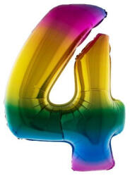 Fundrag fóliás lufi 40in, szivárványos-4
