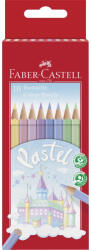 Faber-Castell hatszögletű színes ceruza pasztell sz. 10db/k