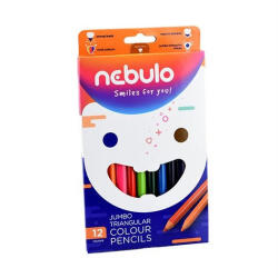 Nebulo Nebuló Jumbo háromszög színesceruza 12 db/csomag