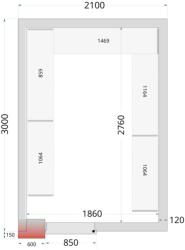 TEFCOLD CR210X300X220WD