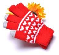 Gigapack Érintő kesztyű (univerzális, szív) PIROSGP-40418