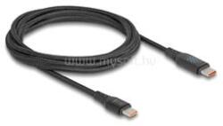 Delock USB 2.0 gyorstöltő kábel USB Type-C apa - apa PD 3.1 140 W tápjelzővel, 1, 20 m (DL88136) (DL88136)