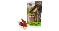 KIDDOG Recompense Pentru Caini, Ureche de Iepure Invelita cu Piept de Rata, 150 g