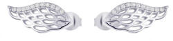 Preciosa Cercei din argint cu pietre de zircon Angel Wings 5218 00