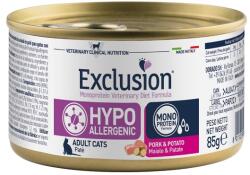 Exclusion Monoprotein Vet Diet Hypoallergenic Cat konzerv - sertés, burgonya 85 g