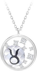 Preciosa Ezüst nyaklánc cseh kristállyal Bika Sparkling Zodiac 6150 85 (lánc, medál)