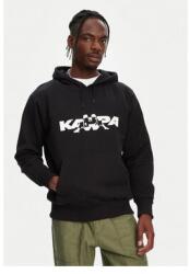 Kappa Férfi Pulóver, 341V57W, Biopamut, XS INTL, Fekete (0000305241504_XS)