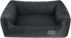 RECOBED Canapea RECOBED Velour Plus, gri, L 100x80cm
