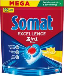 Somat Excellence Lemon Fresh gépi mosogatószer kapszula 60 db 1086 g
