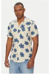 BLEND Férfi kevert anyagú ing, 20717690, viszkóz, L INTL, bézs (0000304641091_L)