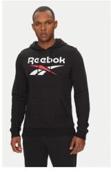 Reebok Férfi Pulóver, 100221781, Pamut/Újrahasznosított Poliészter, L INTL, Fekete (0000305250704_L)