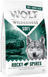 Wolf of Wilderness 12kg Wolf of Wilderness "Soft - Rocky Spires" - szabad tartásúcsirke & gyöngytyúk száraz kutyatáp