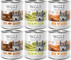 Wolf of Wilderness Wolf of Wilderness Adult - Single protein 6 x 800 g - Vegyes csomag: vaddisznó, csirke, bárány