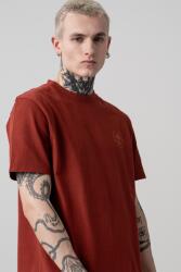 Timberland Timberland, Kerek nyakú pamutpóló, Téglavörös, Kék, 2XL (A6DPD-EOD-XXL)