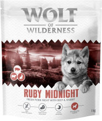 Wolf of Wilderness 1kg Wolf of Wilderness Junior "Ruby Midnight" marha & nyúl száraz kutyatáp