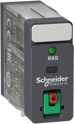 Schneider Electric Harmony Electromechanical Relays - RXG22F7 - RXG Interfész relé, 2CO, 5A, 120VAC, tesztgomb, LED (RXG22F7)