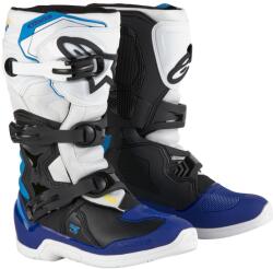 Alpinestars TECH 3S YOUTH Gyerekcsizma, fehér/ fekete/ kék, 2025, mérete 34 (M132-29-34)