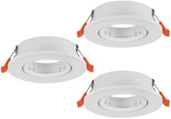 EGLO Süllyesztett lámpa keret, 3 darabos - Sapereta-E Eglo 74046, 3xGU10 foglalattal, 220-240 V, IP20 (74046)