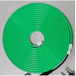 Baterie Centrum Bandă LED flexibilă NEON LED/10W/230V 5 m IP65 verde (BC0577)