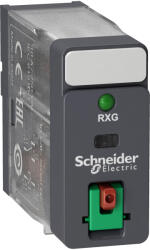 Schneider Electric RXG Interfész relé, 1CO, 10A, 48VAC, tesztgomb, LED RXG12E7 Schneider (RXG12E7)