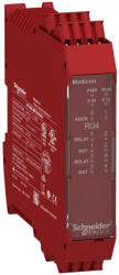 Schneider Electric Preventa XPS MCM - XPSMCMRO0004G biztonsági vezérlő, biztonsági bővítő I/O modul, 4DO (relé) + 4DI (start/restart) (XPSMCMRO0004G)