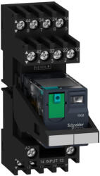 Schneider Electric Harmony Electromechanical Relays - RXM4AB2BDPVM - RXM miniatűr relé, 4CO, 6A, 24VDC, tesztgomb, LED, vegyes elrendezésű (RXM4AB2BDPVM)