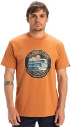 Quiksilver QUIKSILVER, Normál fazonú póló mintával, Fekete, Narancssárga, Kék, L (EQYZT08051-CMN0-L)