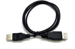 C-TECH USB Összekötő Fekete 1.8m CB-USB2AA-18-B (CB-USB2AA-18-B)