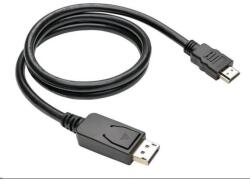 C-TECH DisplayPort HDMI Átalakító Fekete 3m CB-DP-HDMI-3 (CB-DP-HDMI-3)