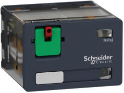 Schneider Electric Harmony Electromechanical Relays - RPM42P7 - RPM teljesítményrelé, 4CO, 15A, 230VAC, tesztgomb, LED (RPM42P7)