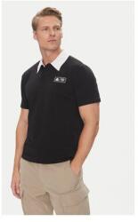 Kappa férfi pólóing, 351R2IW, pamut, XL INTL, fekete (0000305555120_XL)