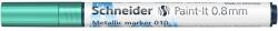 Schneider SchneiderPaint-It 010 metál marker, 0, 8 mm, zöld metál
