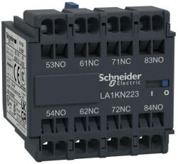 Schneider Electric TeSys K segédérintkező blokk 4 NC rugós sorkapocs LA1KN043 Schneider (LA1KN043)