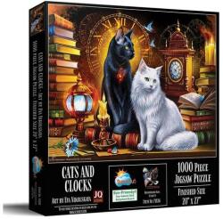 SunsOut 1000 db-os puzzle - Cats and Clocks (71826) (71826)