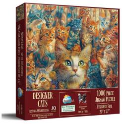 SunsOut 1000 db-os puzzle - Designer Cats (71901) (71901)