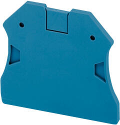 Schneider Electric Schneider Véglap 2, 2 mm csavaros egyszintes sorkapocshoz 1x1 csatlakozás 2, 5-10 mm2 kék NSYTRAC22BL (NSYTRAC22BL)