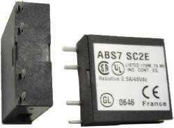 Schneider Electric Modicon ABE7 - ABS7SC2E -relé, SSR, kimeneti, tekercs 24 VDC, kimenet 5…48 VDC, 0, 5 A, 10mm (ABS7SC2E)