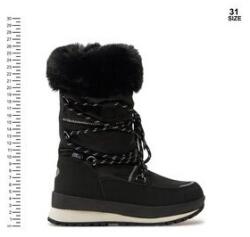 Leaf lányka csizma, 304224973, szintetikus, 32 EU, fekete (0000304224973_32)