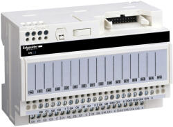 Schneider Electric Modicon ABE7 - ABE7P16T111 -elosztóblokk, 5 mm SSR/EMR relés, 16ki digitális csatorna, relé nélkül (ABE7P16T111)