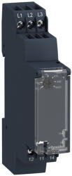 Schneider Electric Harmony Control Relays - RM17TT00 - háromfázisú fázisfigyelő relé, 1CO, 5A, 208…480VAC (RM17TT00)