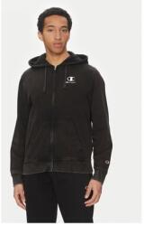 Champion férfi kapucnis pulóver, 221177, pamut/poliészter, M INTL, fekete (0000305355270_M)