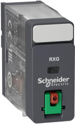 Schneider Electric Harmony Electromechanical Relays - RXG11F7 - Dugaszolható interfész relé, 10 A, 1 CO, lockable test button, 120 V AC (RXG11F7)