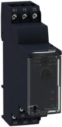 Schneider Electric Harmony Timer Relays - RE22R2AMU - bekapcsolás késleltető időrelé, A - At, 2CO, 8A, 24VDC/24 - 240VAC (RE22R2AMU)