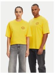 PUMA Unisex Póló, 630092, Pamut/Újrahasznosított pamut, XL INTL, Sárga (0000305069832_XL)