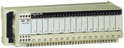 Schneider Electric Modicon ABE7 elosztóblokk, univerzális, HE10, 16ki digitális csatorna, 2 sorkapocs/csatorna, leválasztás/csatorna, LED ABE7H16F43 Schneider (ABE7H16F43)