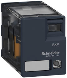 Schneider Electric Harmony Electromechanical Relays - RXM4AB3B7 - RXM miniatűr relé, 4CO, 6A, 24VAC, LED (RXM4AB3B7)